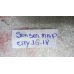 Sensor Map Honda City 2015 2016 2017 2018