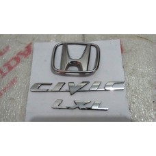 Emblema Tampa Traseira Honda Civic 2012 A 2016 